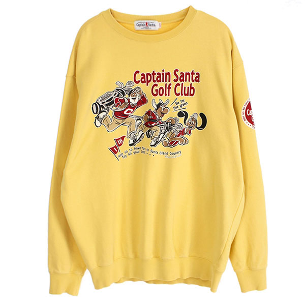 CAPTAIN SANTA 캡틴 산타 코튼 스웻 셔츠(SIZE : MEN XL)