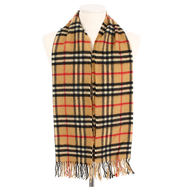 BURBERRY 버버리 100% 캐시미어 머플러[ MADE IN ENGLAND ](SIZE : FREE FREEE)