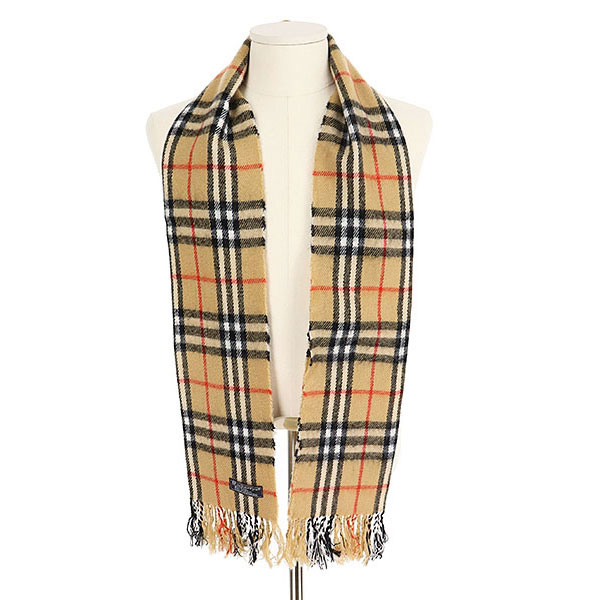 BURBERRY 버버리 울 아크릴 머플러[ MADE IN ENGLAND ](SIZE : UNISEX FREE)