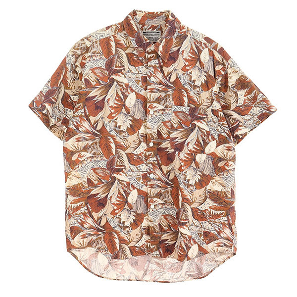 GAVIAL  코튼 반팔 패턴 셔츠(SIZE : MEN M)