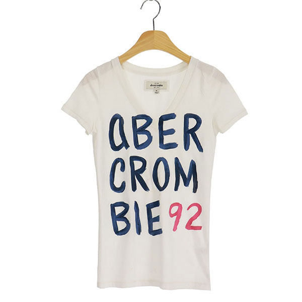 ABERCROMBIE &amp; FITCH 아베크롬비 코튼 반팔 티셔츠(SIZE : WOMEN S~M)