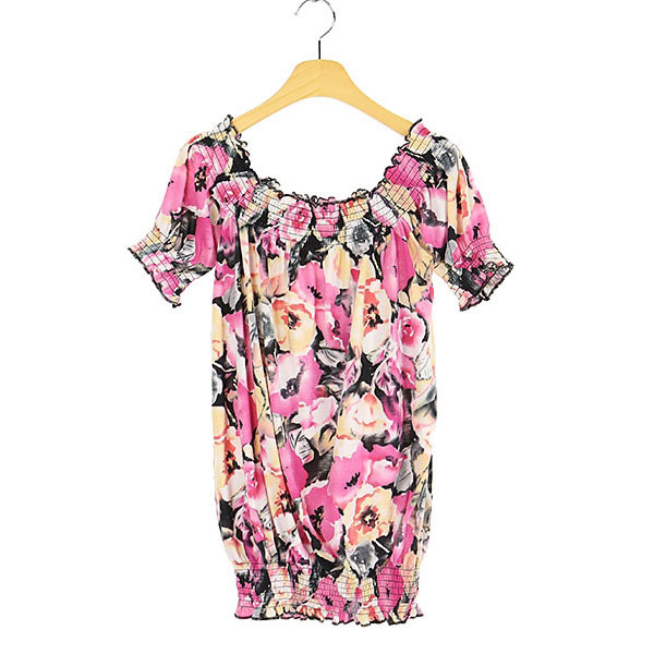 [미사용품]LINOSUG  폴리 반팔 티셔츠(SIZE : WOMEN XL)