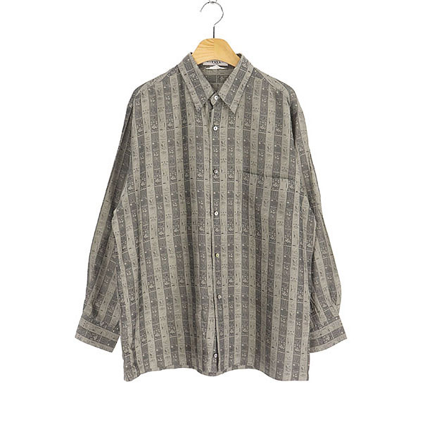 TOKYO TAYA GINZA  100% 실크 패턴 셔츠(SIZE : MEN M~L)