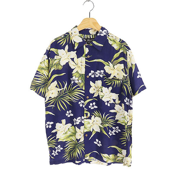 THRUXTON  레이온 반팔 하와이안 셔츠(SIZE : MEN L)