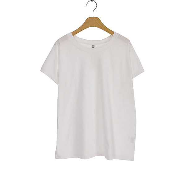 [미사용품]UNIQLO 유니클로 코튼 반팔 티셔츠(SIZE : WOMEN XL)