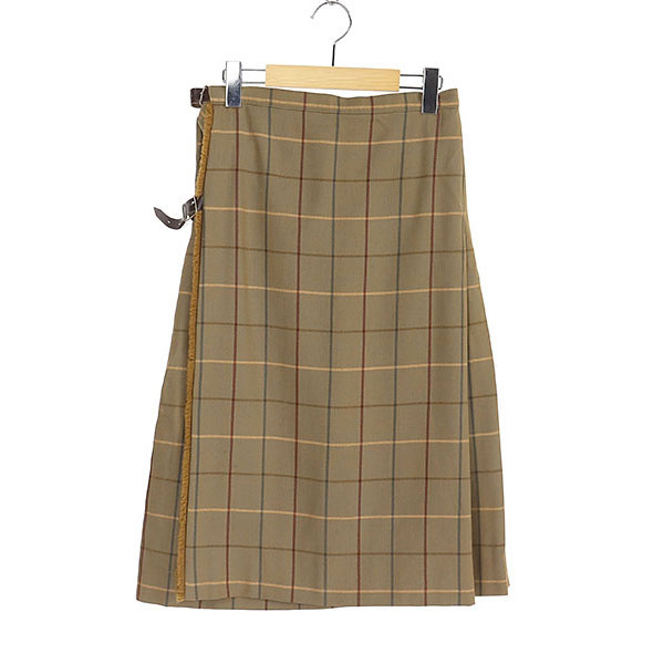 BURBERRY 버버리 울 스커트[ MADE IN ENGLAND ](SIZE : WOMEN 28)