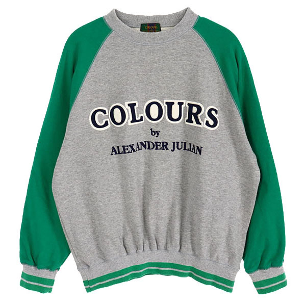 COLOURS BY ALEXANDER JULIAN 알렉산더 쥴리앙 코튼 스웻 셔츠(SIZE : UNISEX M)