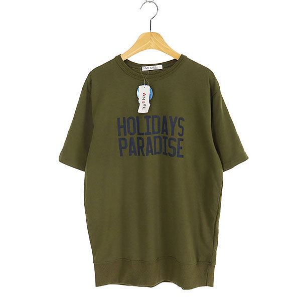 [미사용품]AN LIFE  폴리 코튼 반팔 티셔츠(SIZE : MEN L)