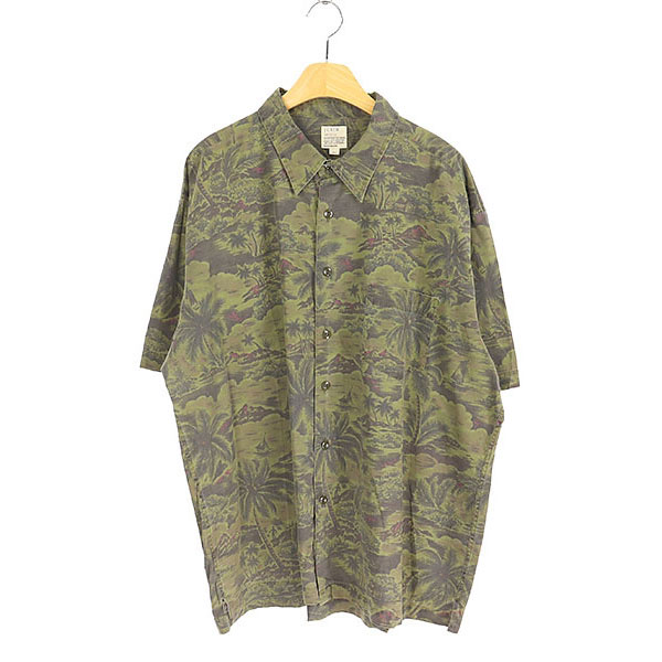 J.CREW 제이크루 코튼 반팔 하와이안 셔츠(SIZE : MEN XL)