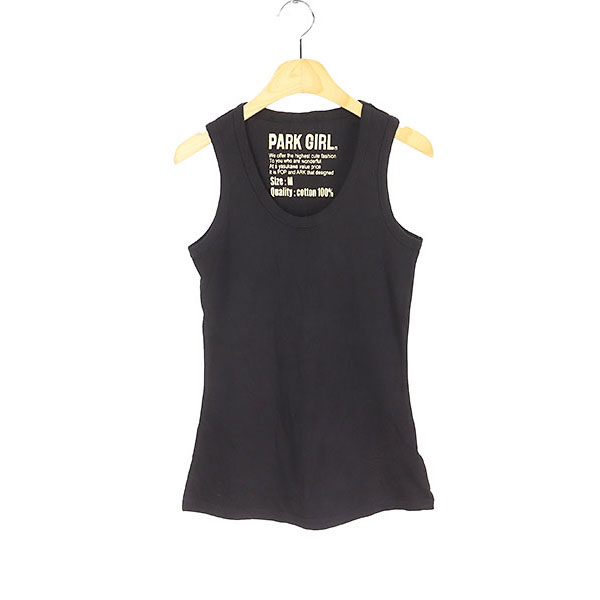 [미사용품]PARK GIRL  코튼 민소매 티셔츠(SIZE : WOMEN M)