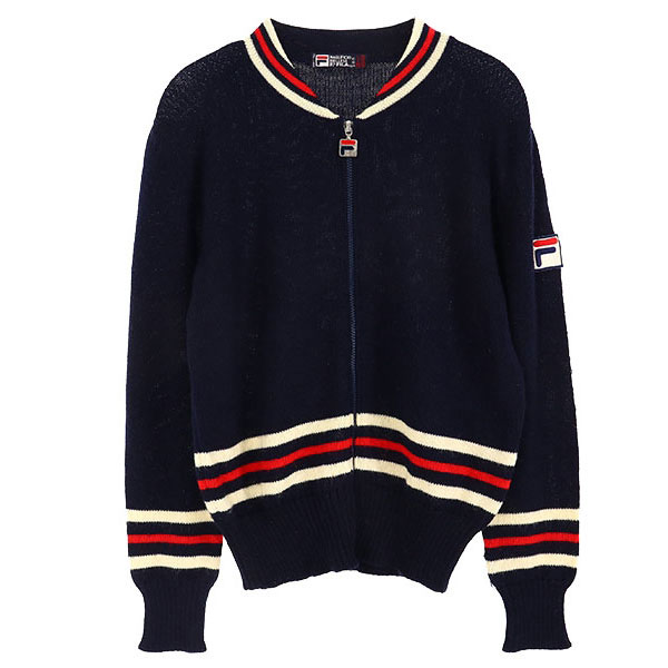 FILA 필라 울 집업 자켓[ MADE IN ITALY ](SIZE : UNISEX M)