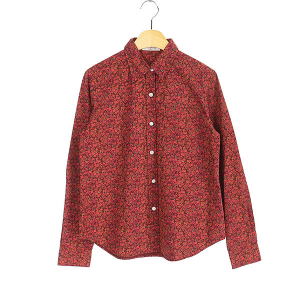 IIMK MICHEL KLEIN 미쉘 끌랑 코튼 패턴 셔츠(SIZE : WOMEN FREE)