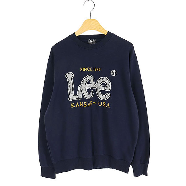 LEE 리 폴리 코튼 스웻 셔츠(SIZE : UNISEX M~L)