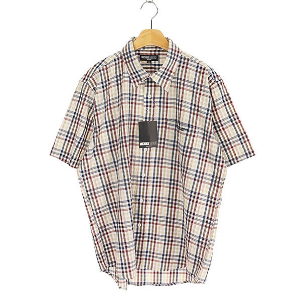 [미사용품]MICHIKO LONDON 미치코 런던 폴리 코튼 반팔 셔츠(SIZE : MEN XL)