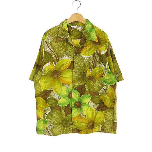 ELEU HAWAII   반팔 하와이안 셔츠(SIZE : MEN L)