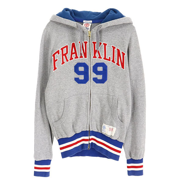 FRANKLIN &amp; MARSHALL 프랭클린 앤 마샬 코튼 후드 집업[ MADE IN ITALY ](SIZE : UNISEX S)