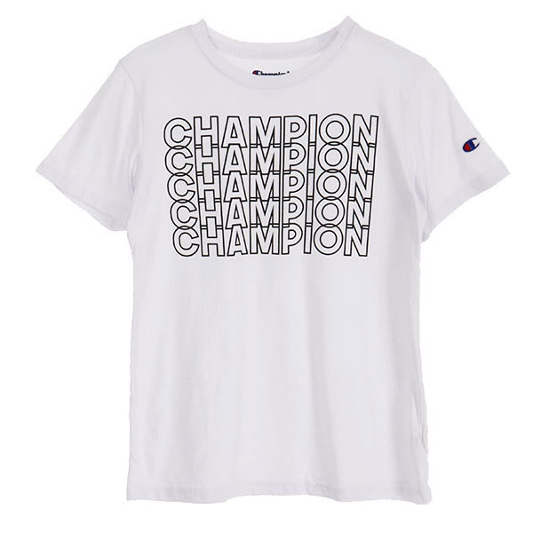 CHAMPION 챔피온 코튼 폴리 반팔 티셔츠(SIZE : WOMEN M~L)
