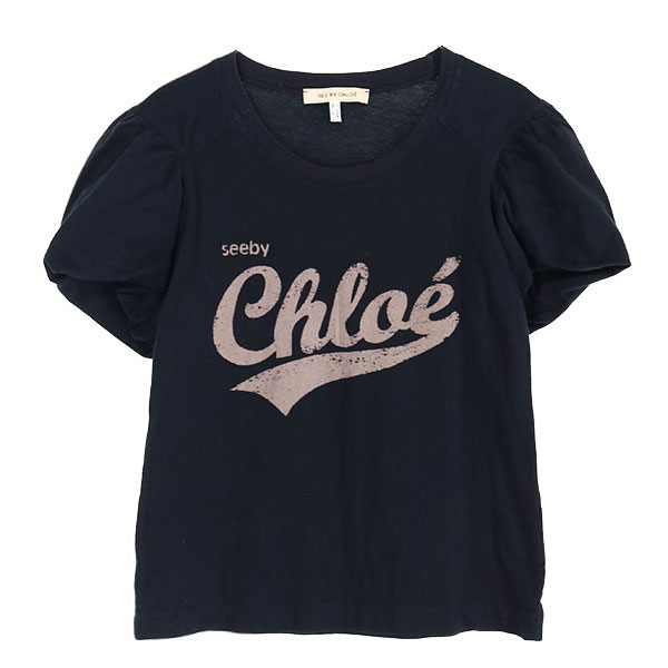 SEE BY CHLOE 씨 바이 클로에 코튼 반팔 티셔츠[ MADE IN PORUGAL ](SIZE : WOMEN S~M)