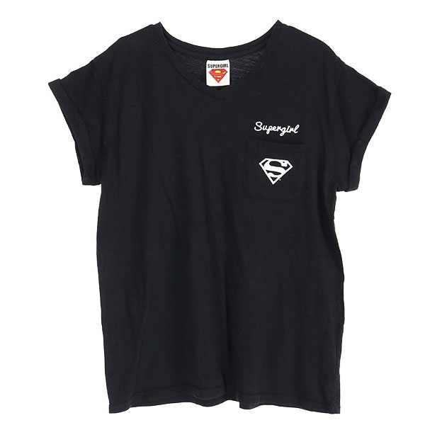SUPERGIRL  코튼 반팔 티셔츠(SIZE : WOMEN L)