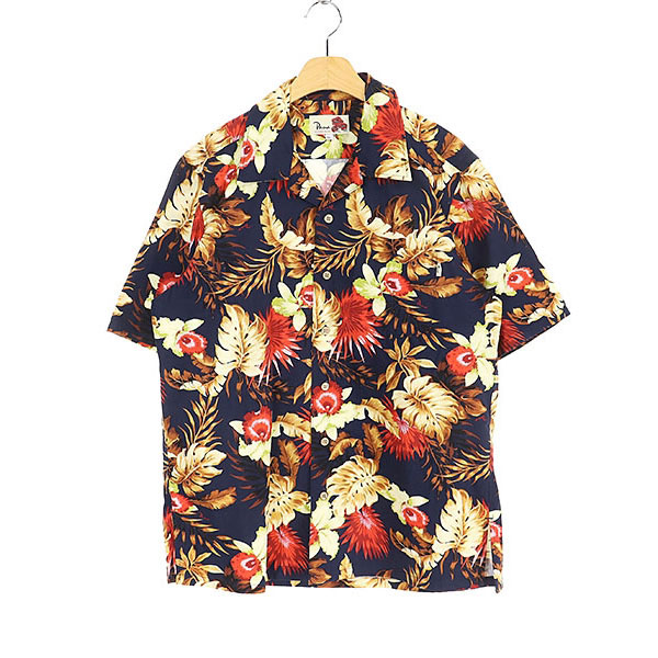PANA  코튼 반팔 하와이안 셔츠(SIZE : MEN XL)